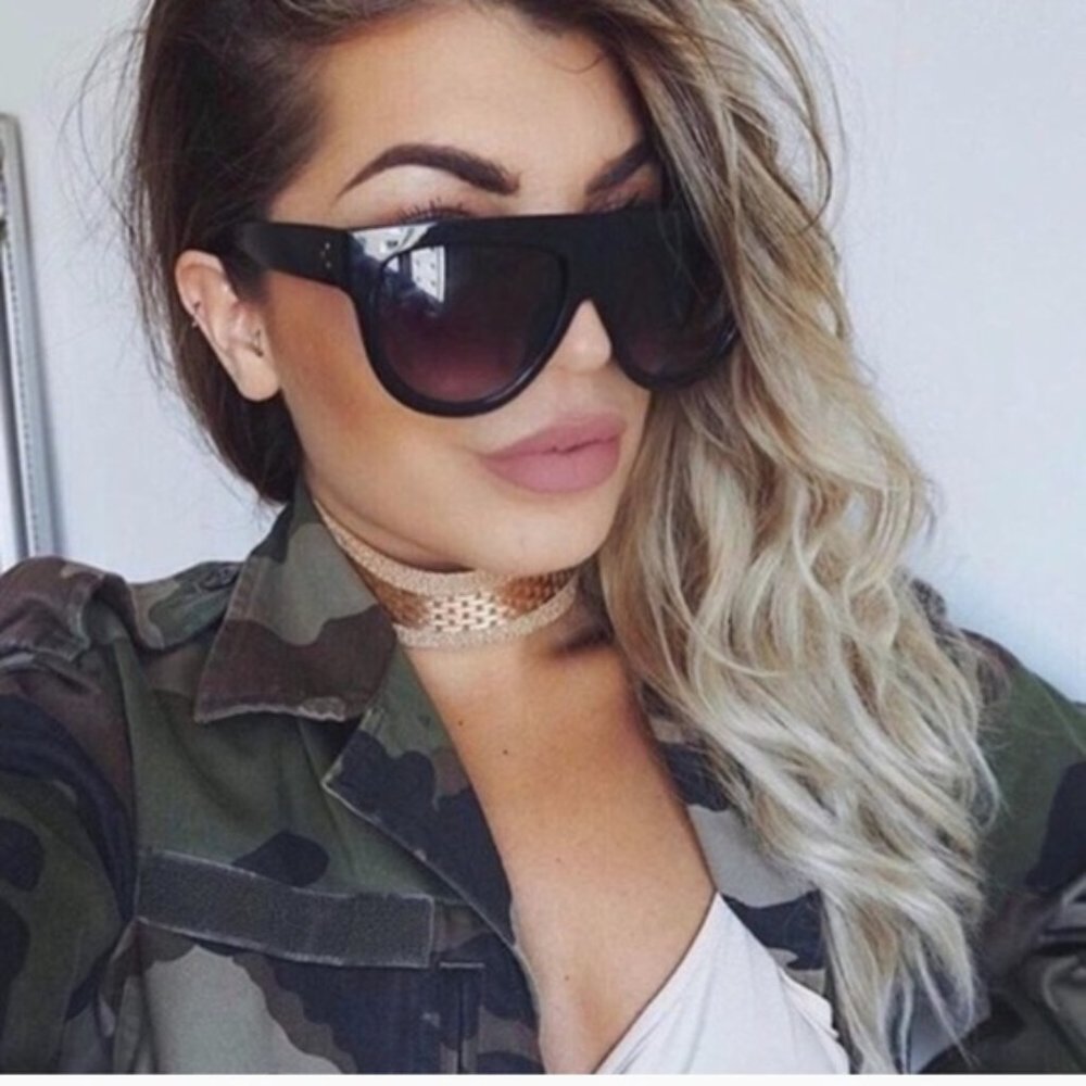 Fashion Black Sunglasses - Picture 5 of 7